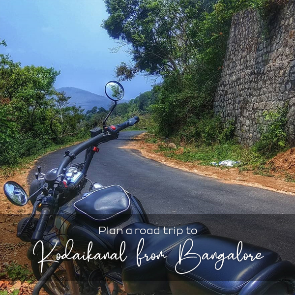 Plan a road trip to Kodaikanal from Bangalore